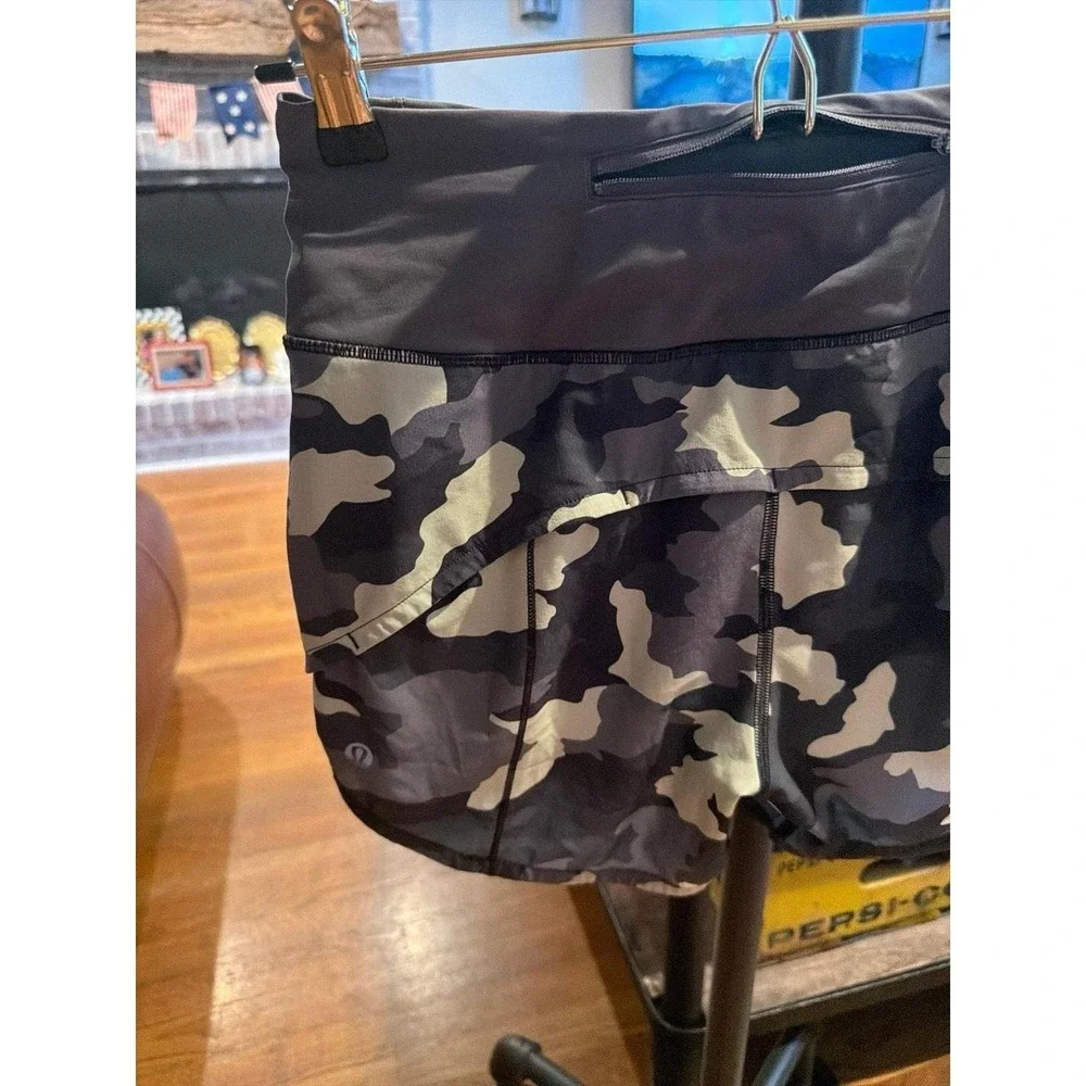 Lululemon Pace Rival Skirt in the camouflage print pattern 4